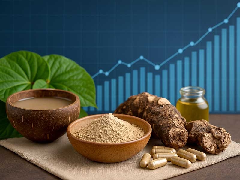 Kava root and supplements